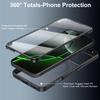 Полностью закрывающий магнитный чехол для iPhone 17 Pro Max - Совместим с моделями 13-17, Прозрачный дизайн