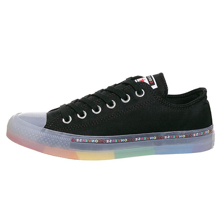 Converse Кеды All Star Low Радужные Черные Эксклюзив 168199C