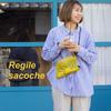 Aso Regile Sacoche Wallet, Water-Resistant, Yellow, ZE-V203