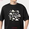 Sky Dreams T Shirt Cloudy Weather Whimsical Nature Dreamy Clouds Top Blue Illustration Apparel Vintage Casual Streetwear