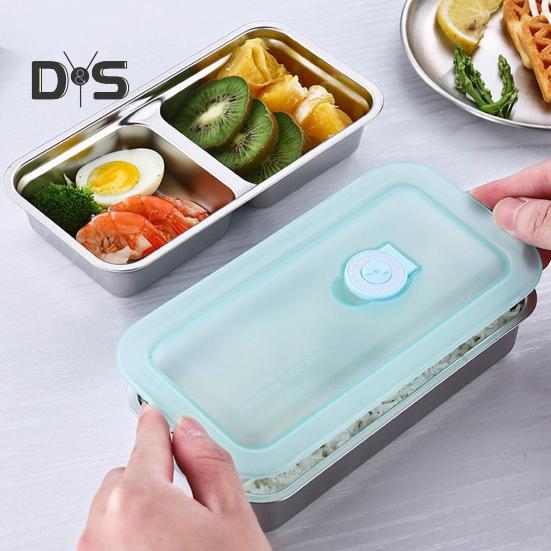 Ланч-бокс с двумя отделениями Контейнеры для закусок Многоразовые контейнеры для приправ с крышками для закусок Соусы Дипы Кемпинг Путешествия