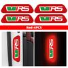 AAFO1 For Skoda Night Reflective Car Door Sticker Safety Warning Reflector Tape Decal Accessories S Kodiaq Octavia 2 3 Yeti Karoq