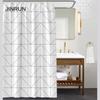 Bathroom Thickened Waterproof Curtain Mildew Proof Shower Curtain Shower Partition Curtain Shower Curtain Bathroom Curtain Free Perforation