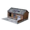 1/64 Model Car Scene Diorama Old Factory Toy Simulation Parking Scenery for