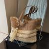 Плетеная сумка из соломы большой вместимости, женская новая летняя плетеная пляжная сумка для отдыха и поездок
