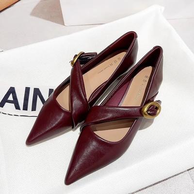 Модная Модная и Универсальная Женская Обувь, Повседневные Лоферы с Мелким Заостренным Носком, Удобные, Износостойкие и Мягкие Женские Туфли