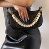 Retro Replacement Handles DIY Purse Handbag Belt Shoulder Chain Bag Chain Pearl Bag Strap