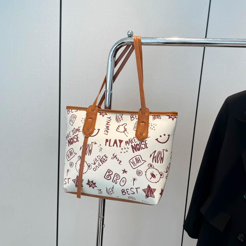 Сумки женские, вместительные, сумки-тоут для студенток, сумки на одно плечо, модные, универсальные сумки для покупок Tide