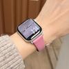 Suitable for Apple s11th generation iwatch10987SE small waist glossy magnetic buckle Huawei FIT4 strap Xiaomi