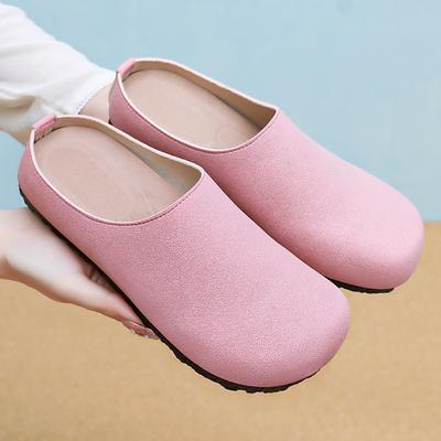 Новые летние тапочки для женщин, повседневная обувь на одну ногу, обувь с мелким вырезом, обувь для ленивых, мягкая подошва, не устают ноги, обувь для мамы