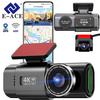 4K Dashcam Mini Camera Recorder GPS Wifi 24H Parking Dual Lens With 1080P Rearview Camera Night Vision Black Box For Car