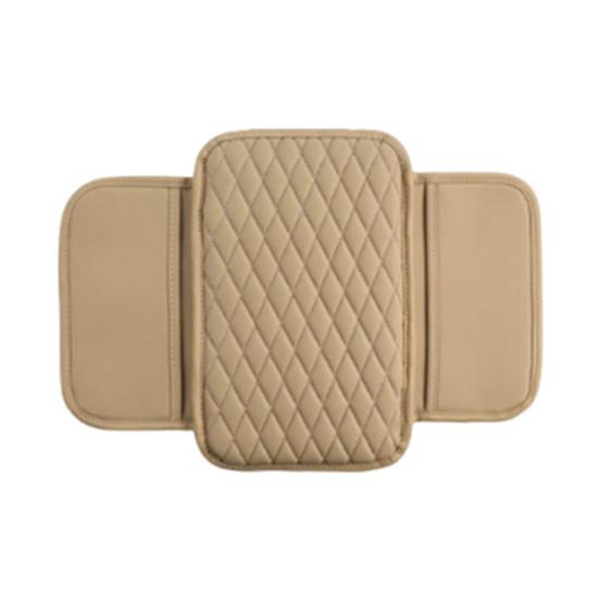 Коврик для подлокотника автомобиля, кожаный чехол на подлокотник, подушка с боковыми карманами для хранения, чехол для центральной консоли автомобиля, аксессуар для салона автомобиля для автомобиля, грузовика, внедорожника