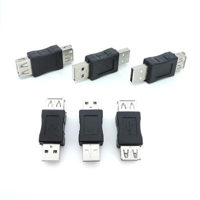 Usb 2.0 Тип A Мужской Женский Соединитель Адаптер Разъем Разъем Для ПК Ноутбука Diy Удлинитель Кабель-Конвертер