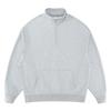 Мужская толстовка Streetwear 2025 A/W, 460 г, с воротником-стойкой, на молнии до середины, тяжелая