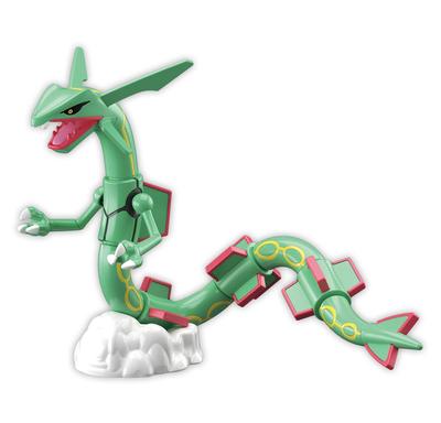 Коллекция пластиковых моделей 46 Серия Select Пластиковая модель Rayquaza Набор для сборки Pokémon Предварительно окрашенный