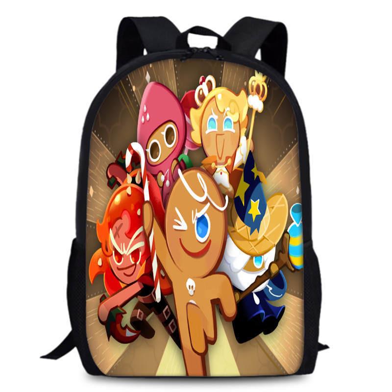 Школьный рюкзак Cookierun Kingdom из Оксфордской ткани с изогнутыми лямками для детей и подростков, унисекс, незаменимые вещи для учебы