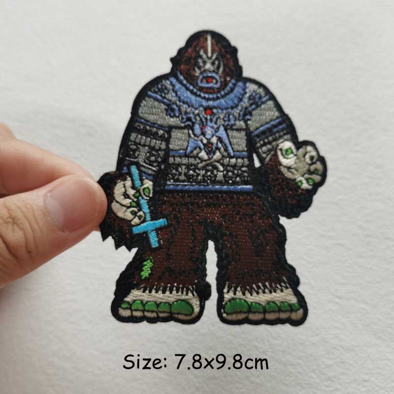 Панк-черепа, железная нашивка, наклейки с вышивкой, термопресс, аппликация, Parches, Ropa, наклейки для одежды, полосатый термоклейкий значок «сделай сам»