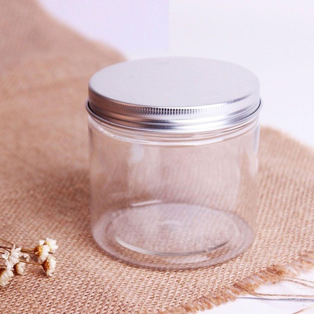 30-250ML Oil Wax Lip Balm Storage Container Empty Jar Aluminum Cap Tin Pot