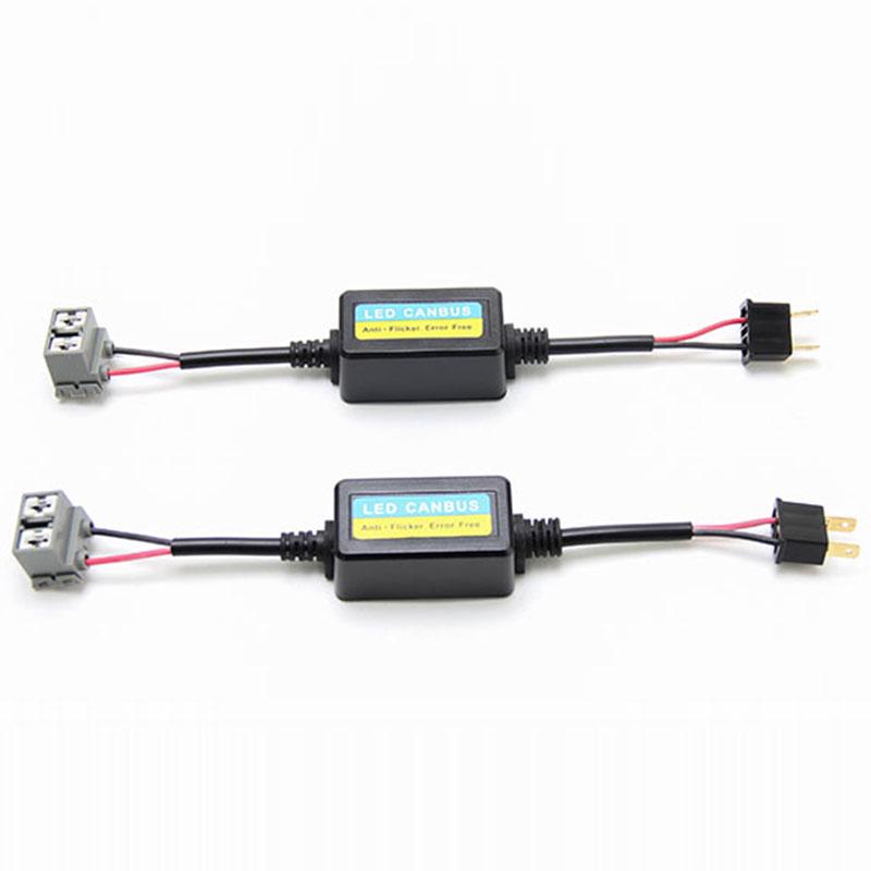 2шт H7 автомобильный светодиодный декодер фар Canbus безошибочный резисторный компенсатор