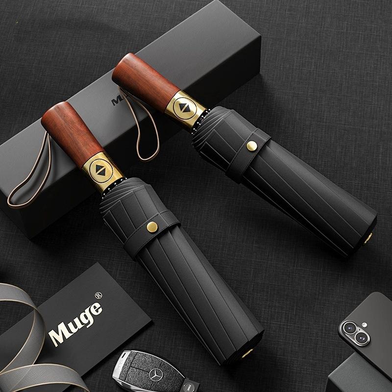 Автоматический зонт Большой зонт от непогоды и дождя Солнцезащитный зонт с защитой от УФ-лучей Солнечный зонт Виниловый складной зонт