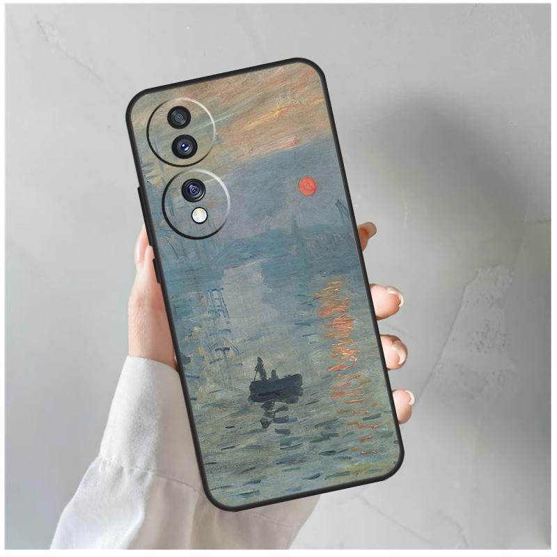 Художественная картина Клода Моне Для Honor Magic 8 5 6 7 Pro Чехол Для Honor 200 400 70 90 Lite X8c X8b X9a X9b X9c X9d Win RT