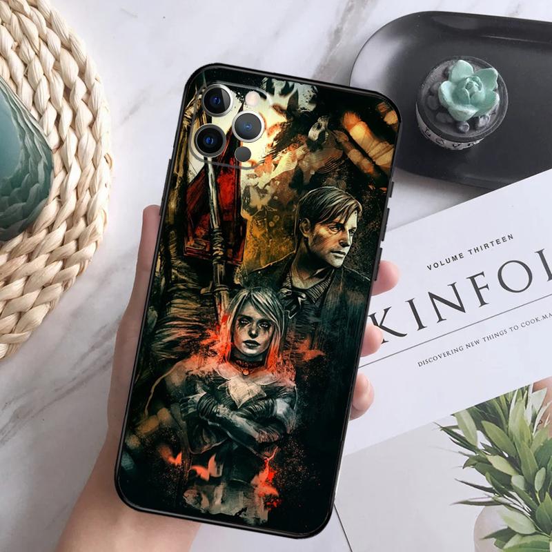 Чехол для телефона Halo of the Sun Silent Hill Для iPhone 15 14 13 12 11 16 Pro Max Plus Mini 7 8 X XS Max XR Задняя крышка
