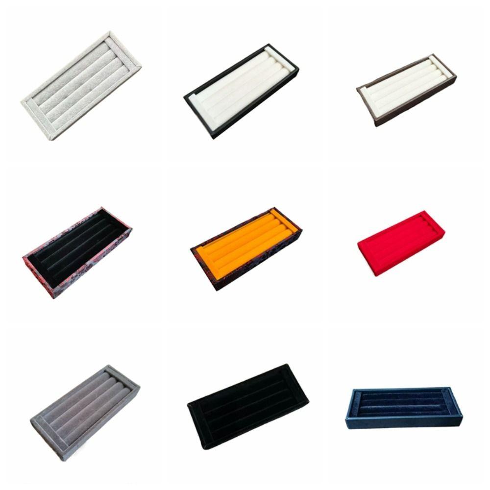 Mini Rings Earrings Organizer PU Velvet Jewelry Display Holder Jewelry Storage Pallet Nightstand