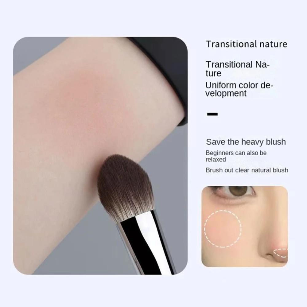 17CM Peach Heart Blusher Brush Soft Hair Makeup Tools Portable Powder Blush Cream Brushes
