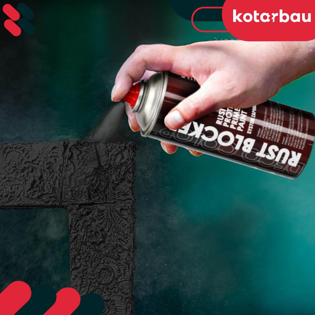 Черная антикоррозийная краска-спрей для металлических заборов и ворот Защитная Черный Ral 9005 400