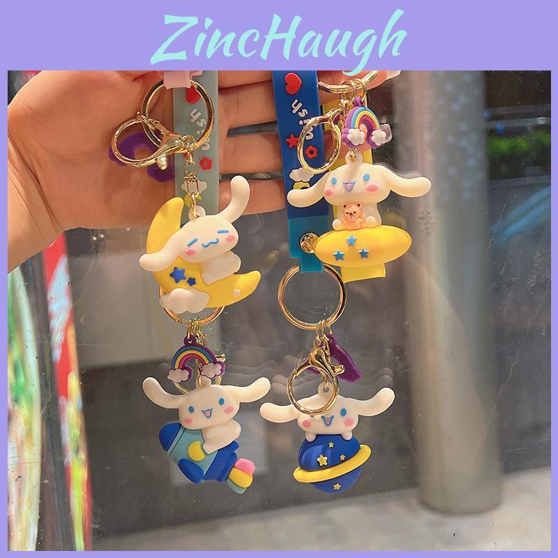 Cinnamoroll Pendant Keychain Rocket Planet Swimming Lap Moon Figure