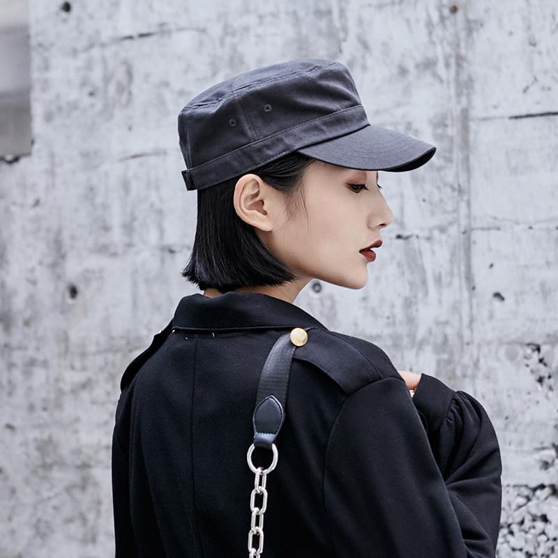 Четыре сезона новая мода винтажная шляпа с плоским верхом газетчика хит Instagram винтажная шляпа женская военная шляпа