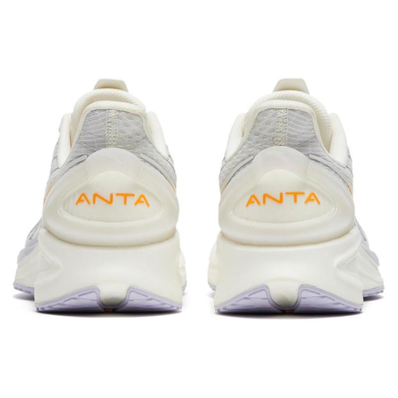 Anta A-Grip Pro Легкие Износостойкие И Нескользящие Низкие Беговые Кроссовки Женские Бело-Фиолетово-Желтые Кроссовки 122325585-4