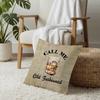 Call Me Old Fashioned Pillow Covers 18x18, Funny Vintage Whiskey Decorative Pillow Covers for Couch, Old Fashioned Bourbon Decor for Home Room Sofa,
