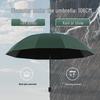 Customized Large Automatic Business Umbrella - Sun & Rain Dual-Use, Black Glue Sunshade, Anti-Rainstorm, Reinforced Windproof.