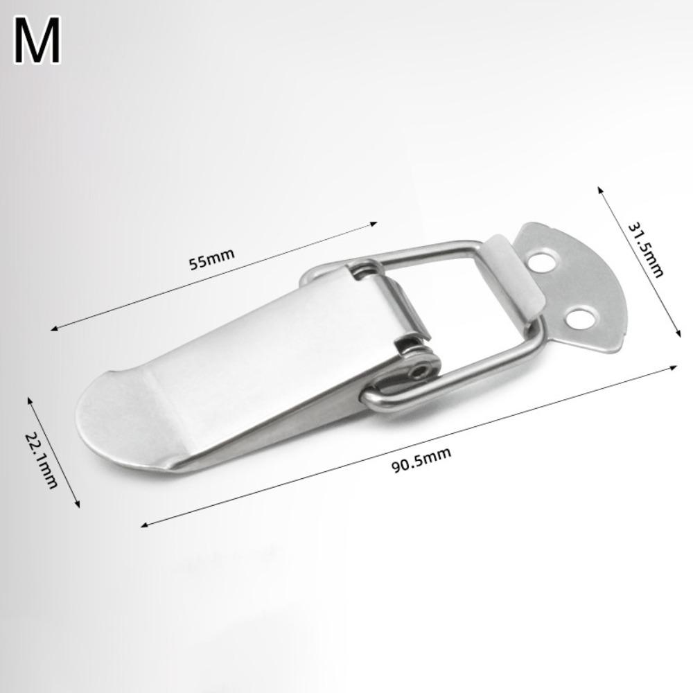 Durable Toggle Latch Silver Lock Snap Luggage Accessories Spring Loaded Latch Case Chest Cabinet