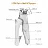 Pet Nail Clippers With LED Light For Dogs Cats Rechargeable Easy And Safe Pet Nail Trimmer Pet Supplies