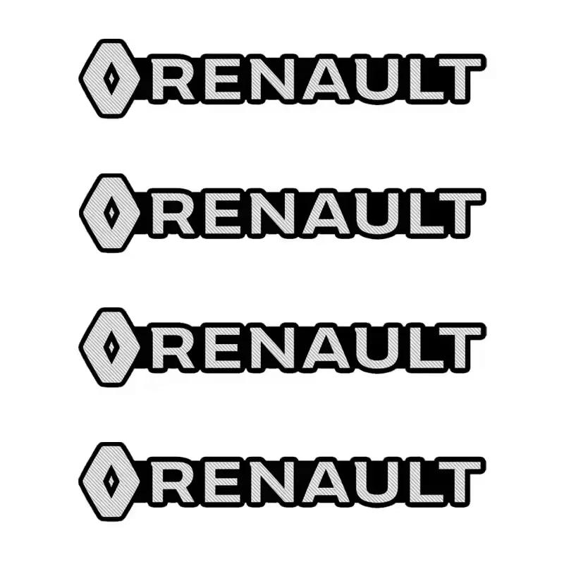 For Renault 2026 New Hub Caps For Renault Megane 2 3 4 Twingo Clio Talisman Captur Trafic Kwid Scen 4/8pcs Metal Car Audio Decor