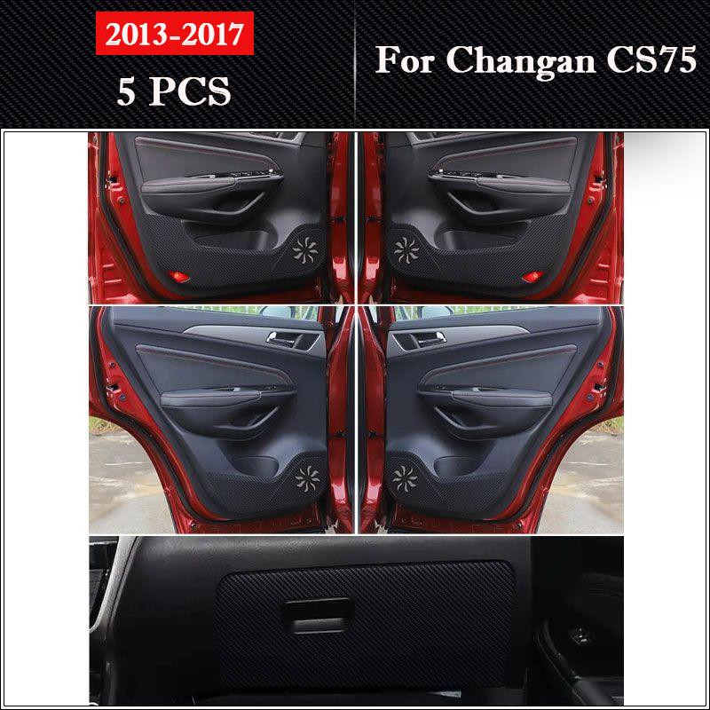Для Changan CS75 2013-2026 Автомобильная Дверь Защитная Накладка от Пинания Перчаточный Ящик Защитные Наклейки Антигрязевая Устойчивая к Царапинам Пленка Декор Салона