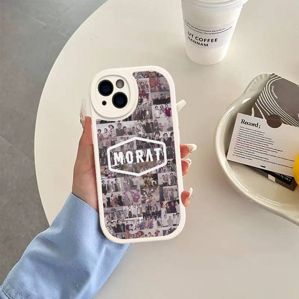 Чехол для телефона M-Morat Band для IPhone 16 15 14 13 12 11 Pro Max Plus Мягкая кожаная крышка