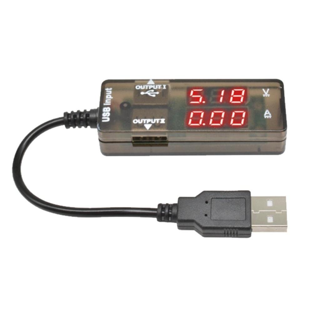 Вольтметр и Амперметр с Красным и Синим Цифровым Дисплеем и USB-Кабелем USB-Тестер Только VA ,C,P,VA+C,VA+P,C+P,VA+C+P,VA+C+P