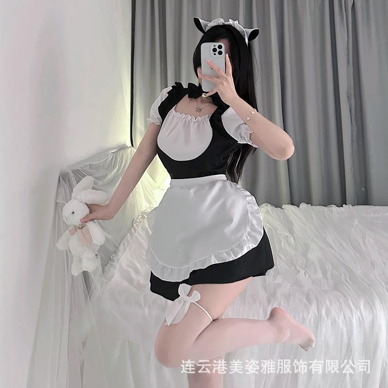 Sexy pure desire maid suit os uniform underwear lolita maid second dimension cute pure qqny