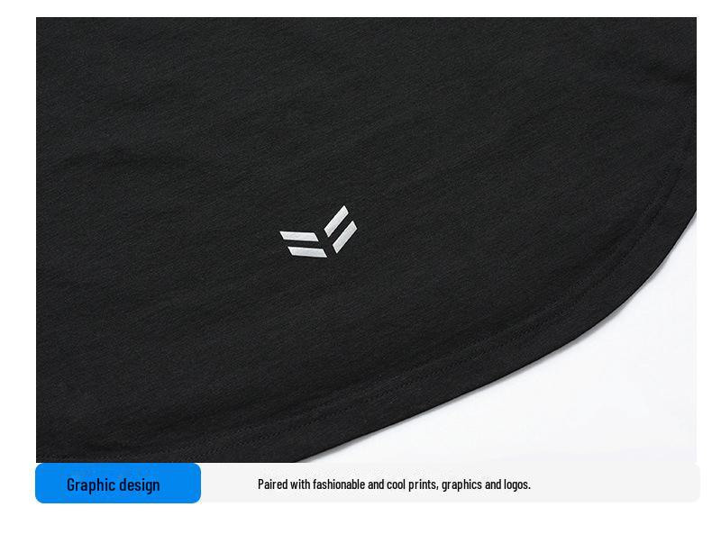 Мужская летняя быстросохнущая футболка без рукавов с капюшоном для фитнеса 2023 года