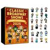 2025 Broadway Shows Advent Calendar 24-Day Countdown Box with Collectible Figurines