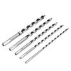 5pcs Carbon Steel Fast Cut Auger Bit Hardened Alloy Steel Wood Drill Bit Set  Wood Drilling