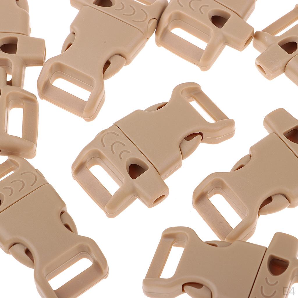 10 спасательных пряжек для походных браслетов из паракорда