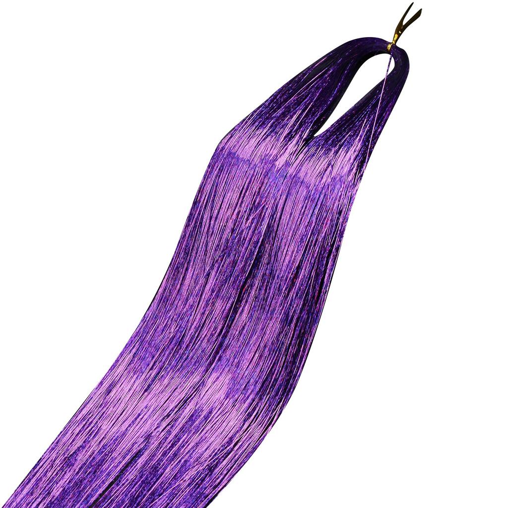 47 Inches Hair Extension-Tinsel 12 Colors 2400 Strands Hair Extensions For Women