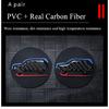 A Set Of 2 High-Quality Anti-Slip Elastic Long-Lasting Mats Made Of Real Carbon Fiber For In-Car Cup Holders