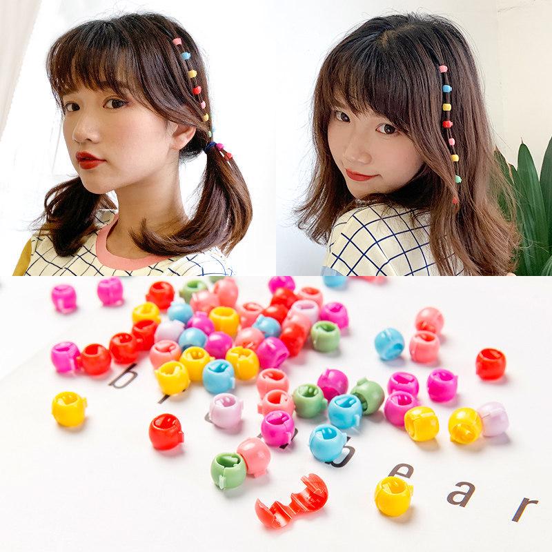 Красочные круглые клипсы для волос