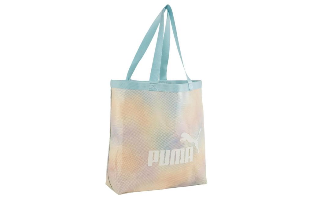 Puma Полиуретановая сумка-тоут, Сумка для покупок, Сумка женская Обычная Тропическое озеро Синий 090558-01