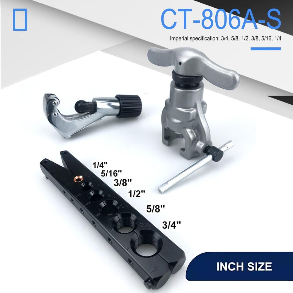 Single Clamp Plate Copper Pipe Flaring Tool Tube Expansion Reamer  Refrigeration Repair